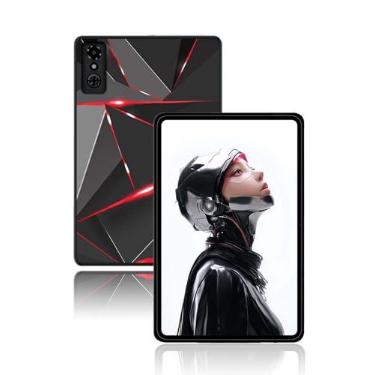 Imagem de Capa para tablet gamer RedMAGIC Astra 23.0 cm, capa de proteção para tablet NOUKAJU Tablet, resistente a quedas, antiarranhões, capa de proteção para RedMAGIC Astra (preto e vermelho)