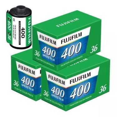 Imagem de Kit 3 Filmes 35mm Colorido Fujifilm 36 Exposições Iso 400 - fujifilme