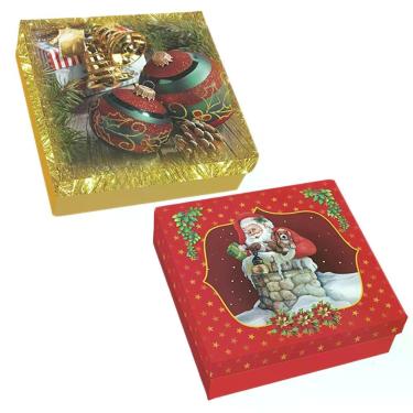Imagem de Caixa De Presente Natal - 35cm X 9cm