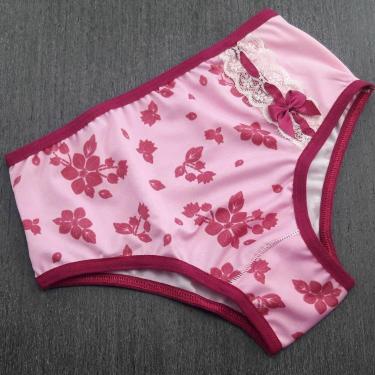 Imagem de Calcinha Infantil Amoreco Cor:Viés Fúcsia/Estampas VariadasTamanho:P -