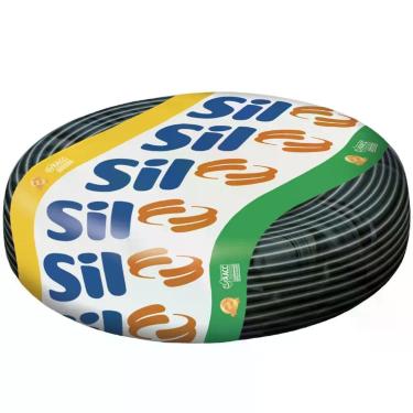 Imagem de Cabo Flexsil De Cobre 6mm 750 Volts Preto Com 100 Metros - 3.020pt - Sil Cabo Flexivel Preto 750v 6,00mm 100m Sil