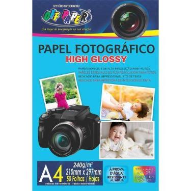Imagem de Papel Fotográfico A4 240g Glossy Off Paper - 50 Folhas
