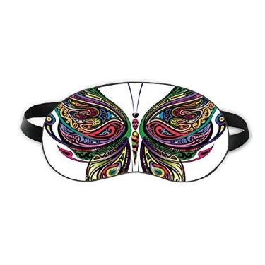 Imagem de Linda borboleta colorida decorativa asas para dormir sombra sombra sombra macia noite