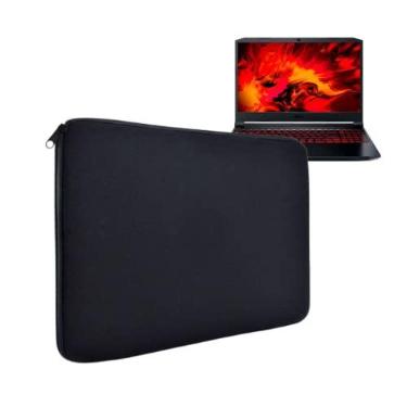Imagem de Capa Case para notebook de 15,6 polegadas Luva Preto