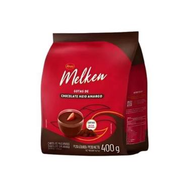 Imagem de CHOCOLATE EM GOTAS MEIO AMARGO 400G - MELKEN