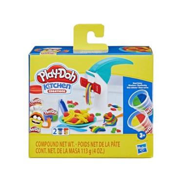 Imagem de Play-Doh, Massinha de Modelar Infantil, Kitchen Creations, Macarrão Mágico - Conjunto de Brinquedo com Acessórios e 2 Potes - A partir de 3 Anos
