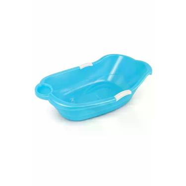 Imagem de Banheira Bebê 20L Azul com Porta Sabonete e Válvula Micromax