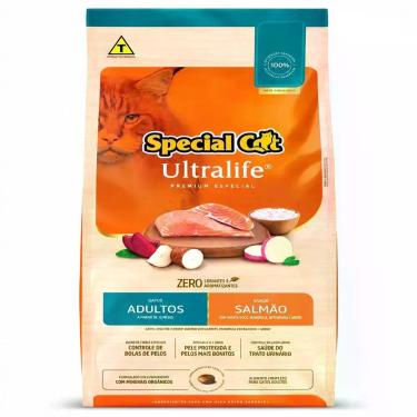 Imagem de Ração Special Cat Ultra Adultos Salmão 10kg Premium Especial para Gato