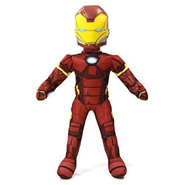 Imagem de Boneco Fantoche Homem de Ferro Sulamericana Fantasias Vermelho U- Único