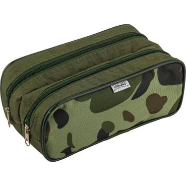 Imagem de Estojo Lona Camuflado Duplex Sortido Pacote com 04 - Goodie