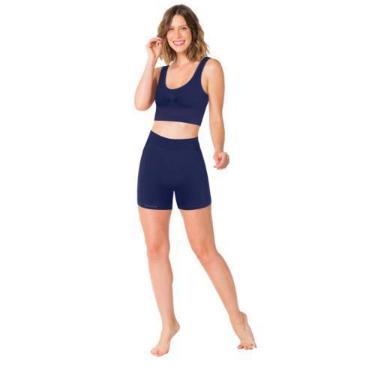 Imagem de Bermuda Trifil Body Fresh Sport Para Academia Básico, Marinho, P