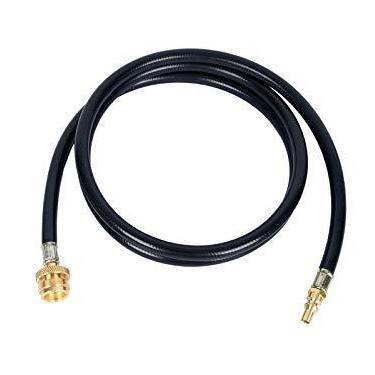 Imagem de GasSaf Mangueira de propano de conexão rápida de 1,8 m para RV à grelha, desconexão rápida de 6 mm Lp linha de gás conecta aparelho portátil de 450 g ao RV