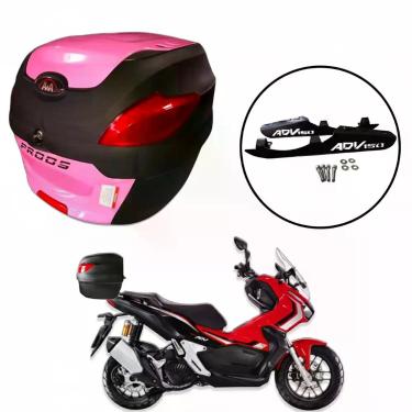 Imagem de Baú Moto Universal Awa 41 L com Suporte Adv 150, Rosa