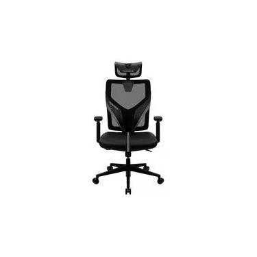 Imagem de Cadeira Office ThunderX3 Ergonomic Yama1, Até 150Kg, Reclinável, Preto - 69672