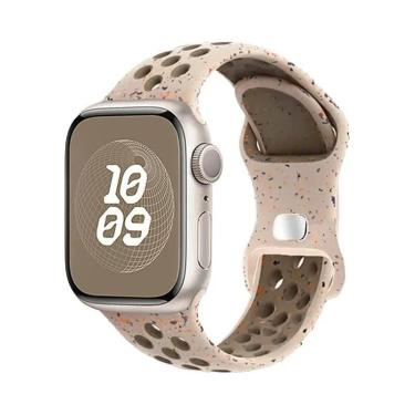 Imagem de Pulseira De Borracha Colorida Para Apple Watch Band 44mm 45mm 46mm 49m