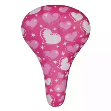 Imagem de Banco Selim Infantil Coração Love Pink c/ Carrinho Aros 12 16 e 20 Kal