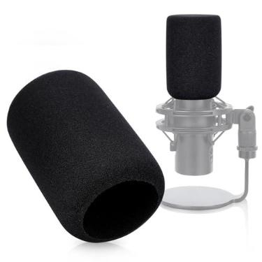 Imagem de YOUSHARES Para-brisas de microfone para HyperX QuadCast2 - Capas de microfone de espuma melhoram a qualidade de gravação, filtro profissional Hyperx QuadCast 2 Pop