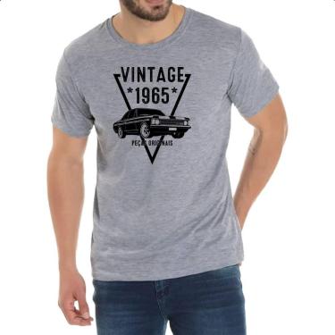 Imagem de Camiseta Cinza Vintage Pecas Originais 1965 - Alearts, GG