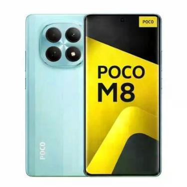 Imagem de Xiaomi POCO M8 5G Green 8GB RAM 256GB Tela AMOLED 120Hz - Pòco M8 6G,