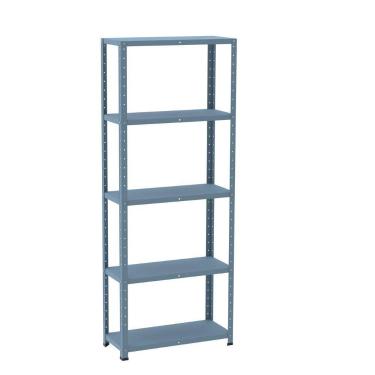 Imagem de Estante de Aço com 5 Prateleiras Linha Light 1,80 M Azul Dali - Pandin