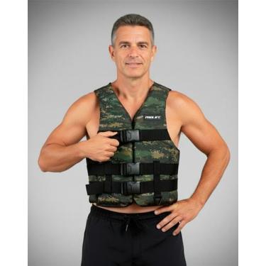 Imagem de Colete Flutuador Simetria - Prolife, Army, EGG (Até 150Kg)