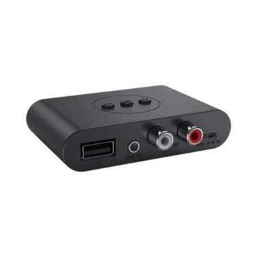 Imagem de Receptor De Áudio Bluetooth NFC Adaptador Sem Fio 3.5mm AUX RCA USB Co