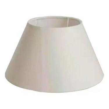 Imagem de Cúpula para Abajur luminaria 30x15x45cm Tecido Algodão soquete Naciona