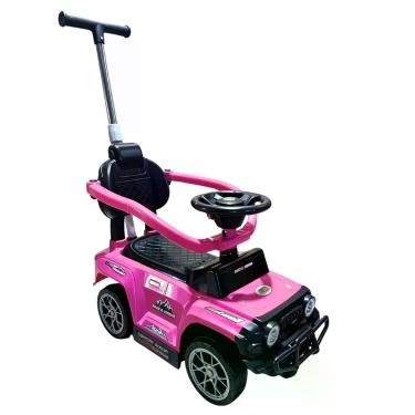 Imagem de Carro Passeio Menina Com Empurrador E Som Rosa 1 A 3 Anos - Baby Style