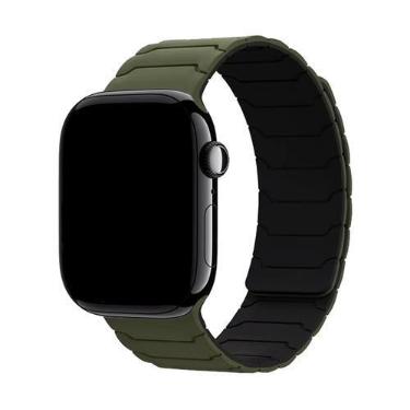 Imagem de Pulseira Silicone Magnética Cyber Compatível com Apple Watch - Baú do 