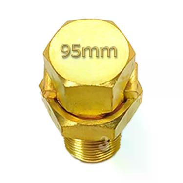 Imagem de Kit 3 Conector Parafuso Fendido Split Bolt 95mm Latão Emenda Cabos - 3