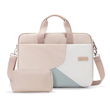 Imagem de NEARAY Bolsa para laptop 13,3 14 15,6 polegadas Bolsa para notebook manga para mulheres bolsa de viagem bolsa de ombro pasta com Saco de armazenamento (15,6 polegadas)