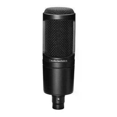 Imagem de Microfone Condensador de Estúdio AT2020 para Vocais e Instrumentos com Alta Pressão Sonora Audio Technica