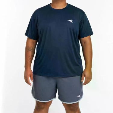 Imagem de Camiseta Diadora Plus Size Icon Masculino, Azul, 8G