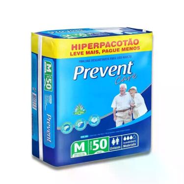 Imagem de Fralda Adulto Prevent Care M com 50 unidades