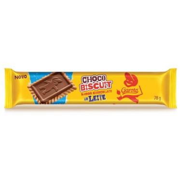 Imagem de Biscoito com Chocolate Chocobiscuit GAROTO ao Leite 78g