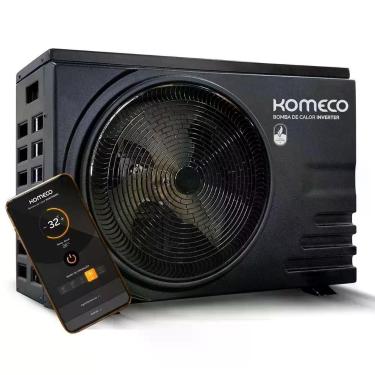 Imagem de Trocador de Calor para Piscina KOBC 120QC G1 Inverter Wi-fi Aquecimento Komeco 8KW 220V