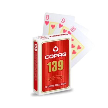 Imagem de Jogo de Baralho 139 Naipe Grande 55 Cartas Original Truco Unidade - CV