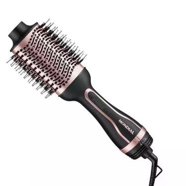 Imagem de Escova Secadora E Modeladora Mondial Ultra Turbo Preta E Rosa 110V