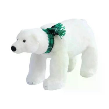 Imagem de Urso Polar De Pelúcia Fofo De 45/60CM, Brinquedo De Simulação, Almofad