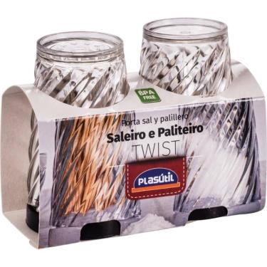 Imagem de Utensilio Domestico Saleiro e Paliteir.cj TWIST A1 KIT - Plasutil