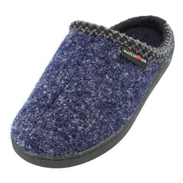 Imagem de Haflinger Pantufa AT, Azul marino, 13 Women/11 Men