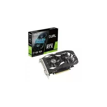 Imagem de Placa de Vídeo RTX 3050 ASUS 6G Dual OC NVIDIA GeForce, 6GB GDDR6, DLSS, Ray Tracing, G-Sync - 90YV0K60-M0NA00