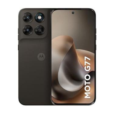 Imagem de Smartphone Motorola Moto G77 5g - 256GB 24GB (8GB RAM + 16GB RAM Boost) camera 108MP Ultra-Pixel, tela 1.5k extreme Amoled 120hz, ultrarresistente - Marrom