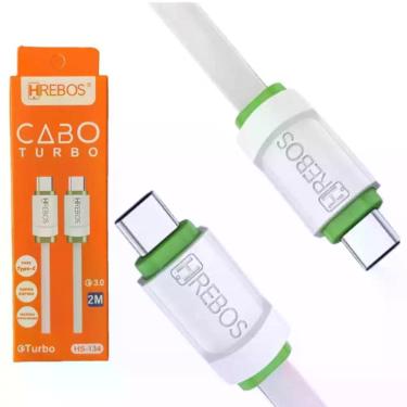 Imagem de Cabo De Dados e Carregamento 2 METROS SILICONE Iphone 15 / 15 Pro Max 