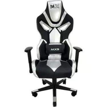 Imagem de Cadeira Gamer Mymax Mx9, Giratória, Preto/Prata