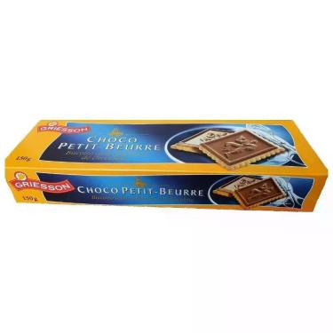 Imagem de Biscoito Cobertura Chocolate Aoleite Petit Beurre 150 Gramas - Griesso