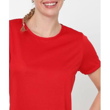 Imagem de Blusa Feminina Fitness Básica Dry Fit Marisa Vermelho-76079, Vermelho,