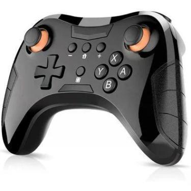 Imagem de Controle Joystick Sem Fio Dobe, Preto - Tns-1724