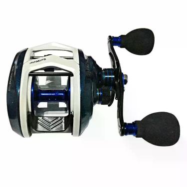 Imagem de Carretilha para Pesca Maruri SW 10 Rolamentos Big Game com Revestimento Resistente à Água Salgada e Alarme do Carretel