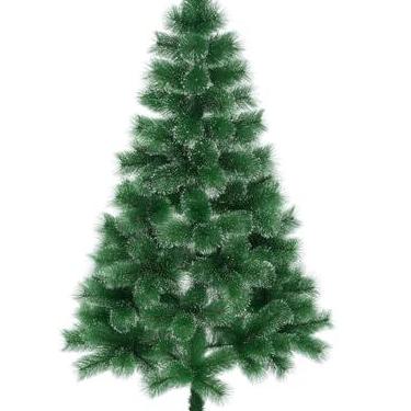 Imagem de Árvore de Natal Completa Decorada Pinheiro 2,10m e 1,80m com 566 Galhos Verde Neve e Branca - Modelo Luxo, Pinheiro de Natal, Decoração de Natal(2,10m nevada (A0621M))